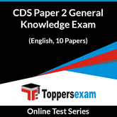 CDS Paper 2 General Knowledge Exam Online Test Series (English, 10 Papers)